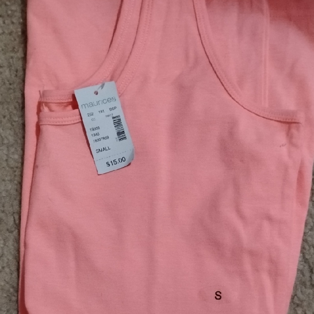 Maurices Coral Sleeveless Top